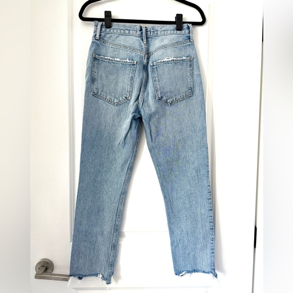 AGOLDE High Rise Riley Cropped Jeans - Picture 4 of 8